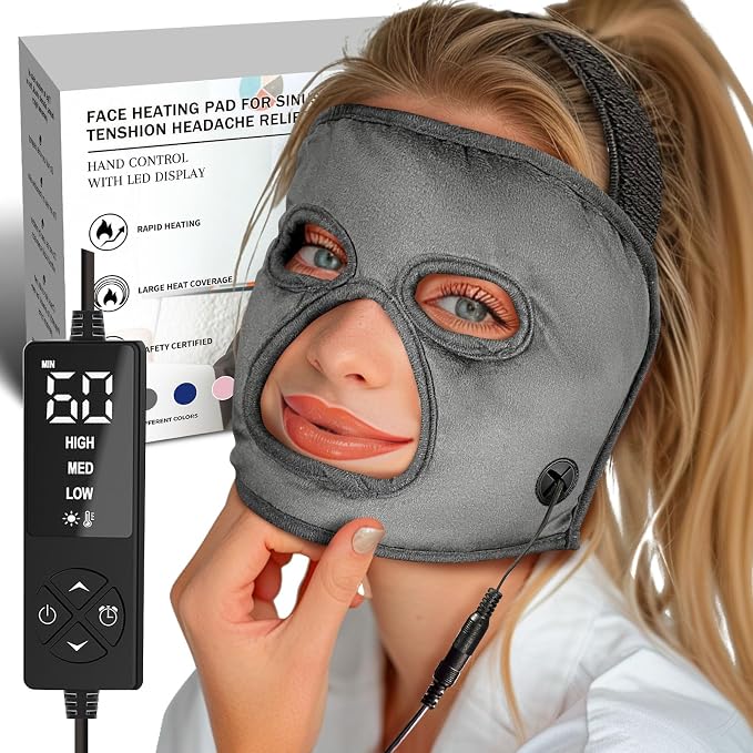 Heated Face Mask for Relief