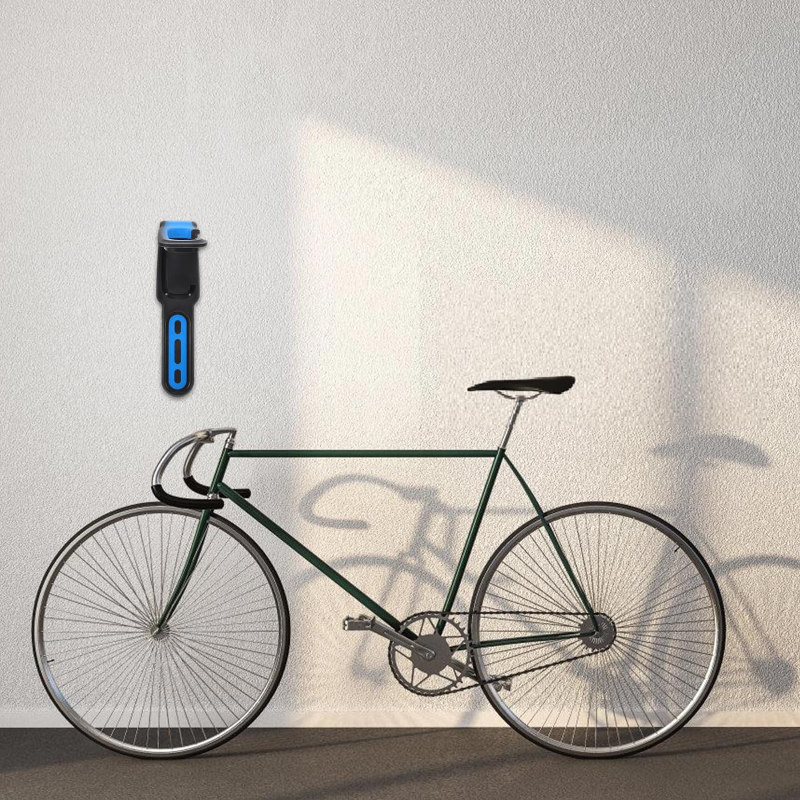 Abaodam présentoir à vélo Support Mural vélo Support de Rangement pour vélos Garage à vélo Crochets pour Suspendre des Charges Lourdes Support vélo Mural Porte-vélos résine Black