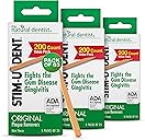The Natural Dentist Stim-U-Dent Mint Dental Picks, Wooden Toothpicks for Food & Plaque Removal, Refreshing Mint Flavor, Travel-Friendly, 24 Packs of 25 (600 Picks)