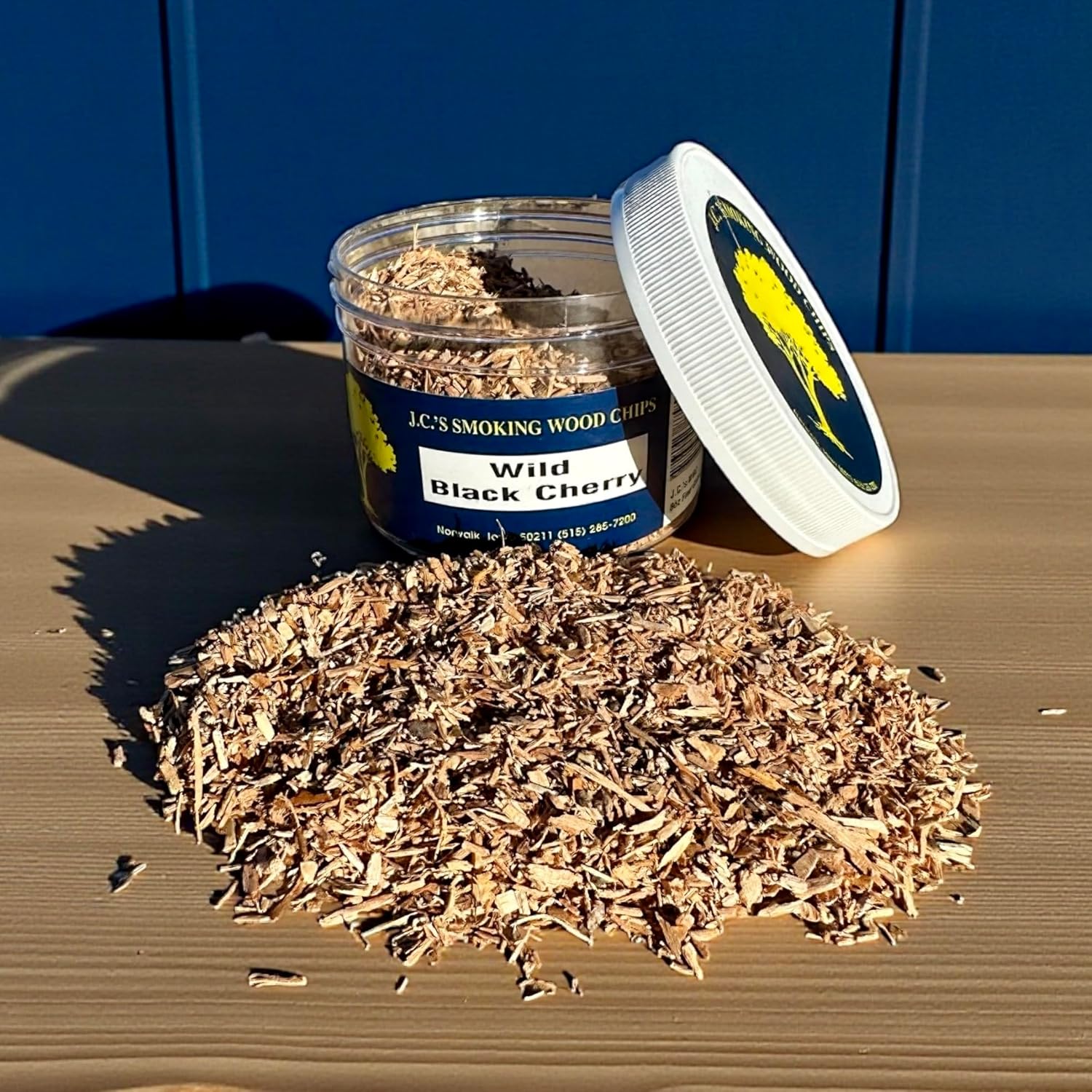 J.C.'s Smoking Wood Products #4 Pk of Smoking Chips Fine Cut (Wild Black Cherry)