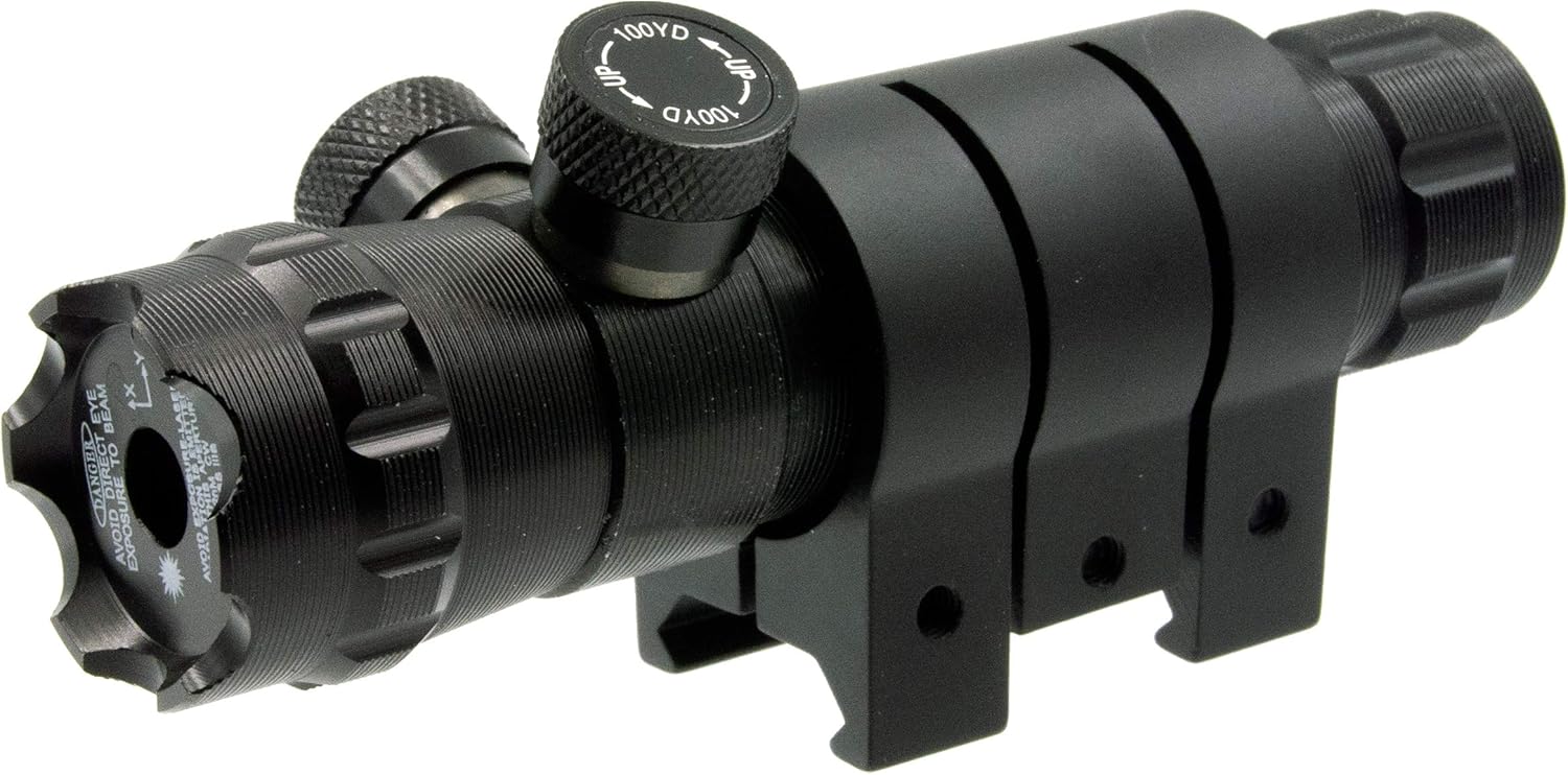 Survival Land LS-300 Shockproof 532nm Tactical Green Laser Sight, Rifle Gun Scope – Includes 20mm Picatinny Rail, 1” Barrel Mounts and Remote Pressure Switch : Sports & Outdoors