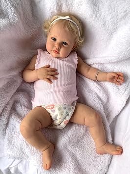 Anano Reborn Baby Dolls Eyes Open 24 Inch Reborn Toddler Girl