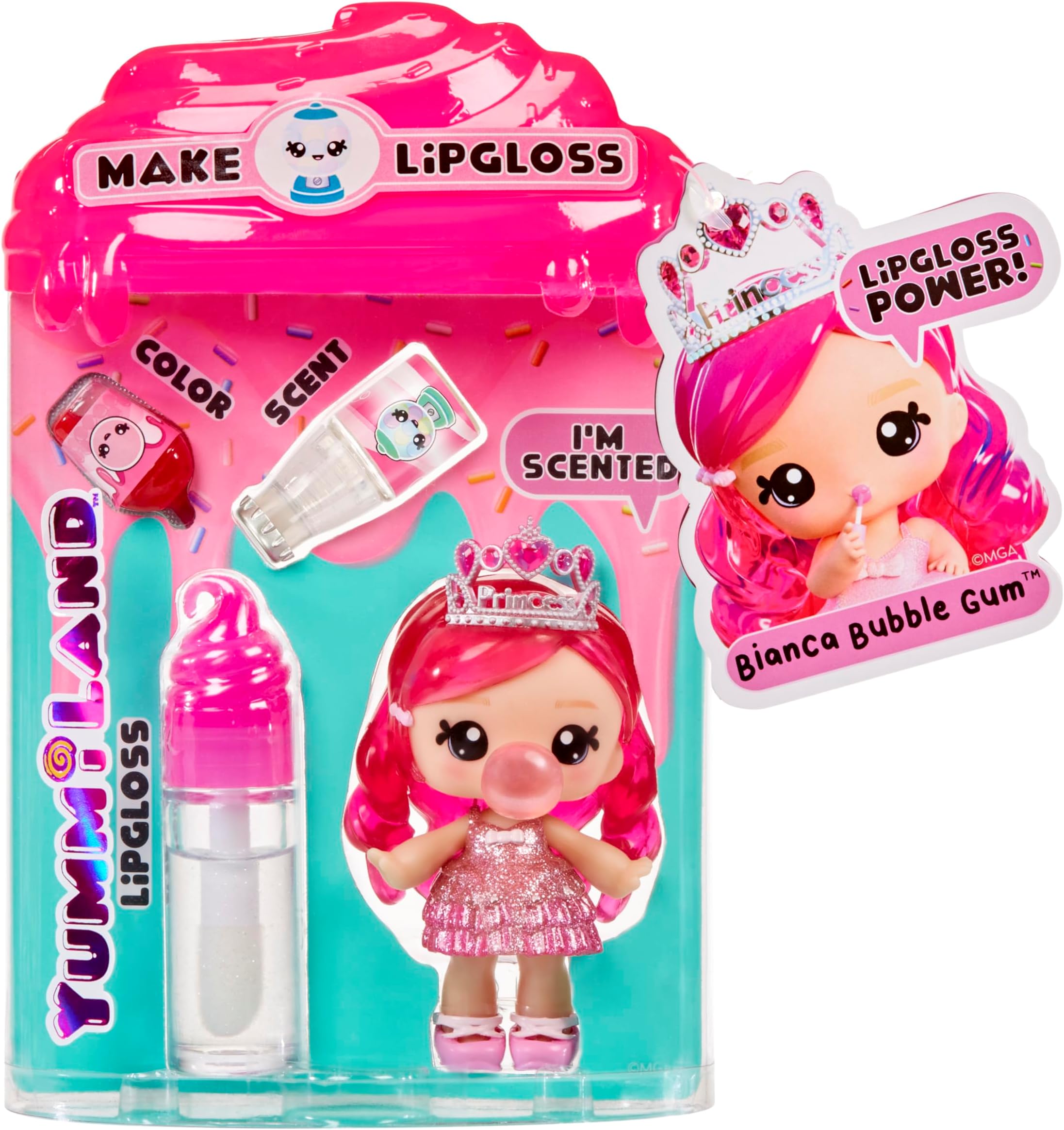 Lipgloss Doll- Bianca Bubblegum, Ages 4+