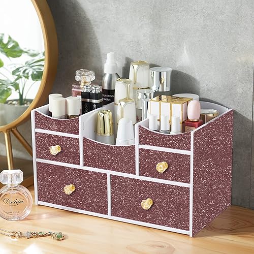 Miniatura 10 de Papel tapiz morado con purpurina brillante, papel de contacto morado brillante, 17.7 x 197 pulgadas, papel tapiz autoadhesivo morado con purpurina