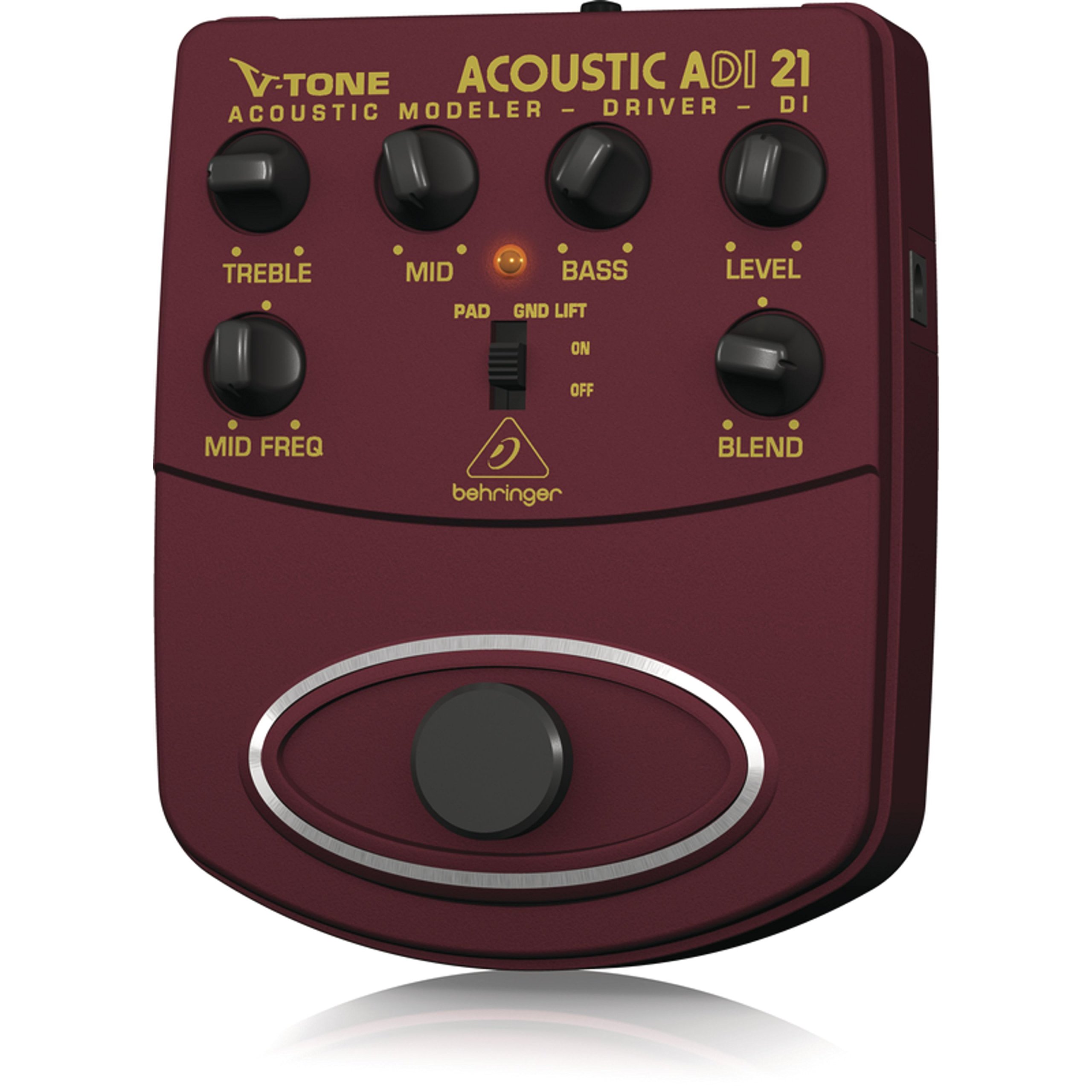 Behringer V-TONE ACOUSTIC DRIVER DI ADI21 Acoustic Amp Modeler/Direct Recording Preamp/DI Box