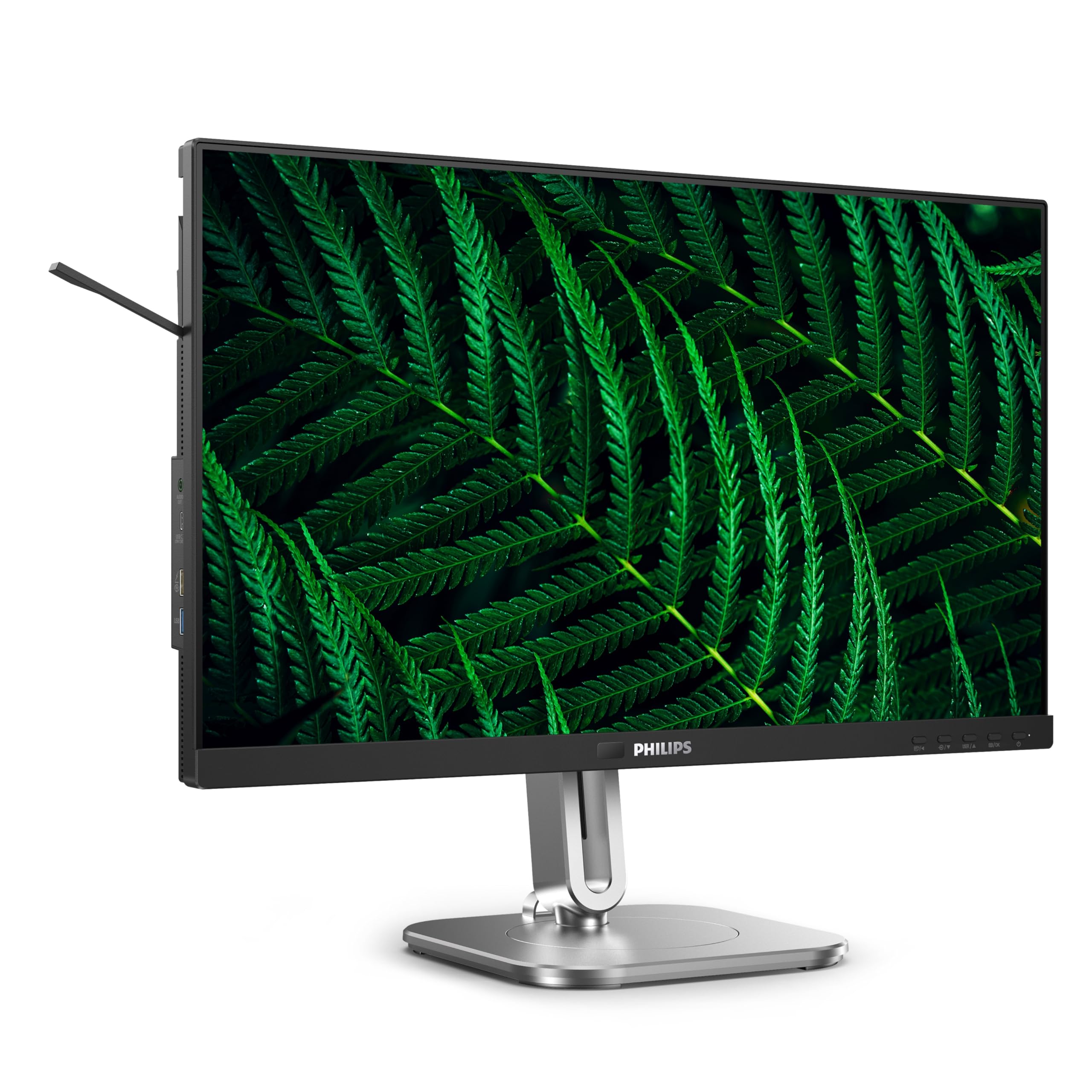 Black Philips 5000 Series 24B2g5301/00 Computer Monitor 60.5 Cm (23.8) 1920 X 1080 Pixels Full Hd Lcd