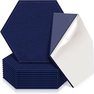 Sponsored Ad - ZHERMAO 12 Pack Sound Proof Panels Hexagon Acoustic Panels, 14 X 13 X 0.4 Inches Self Adhesive Sound Proofi...