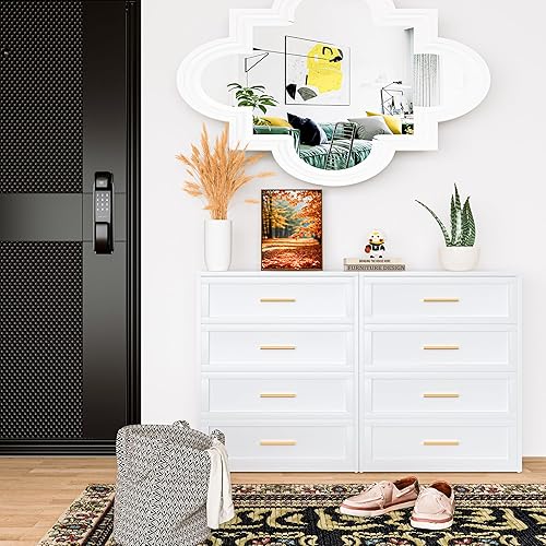 Miniatura 14 de Cómoda de metal con 4 cajones, cómoda para dormitorio, armario de almacenamiento con 4 cajones, aparador para entrada, sala de estar, industrial