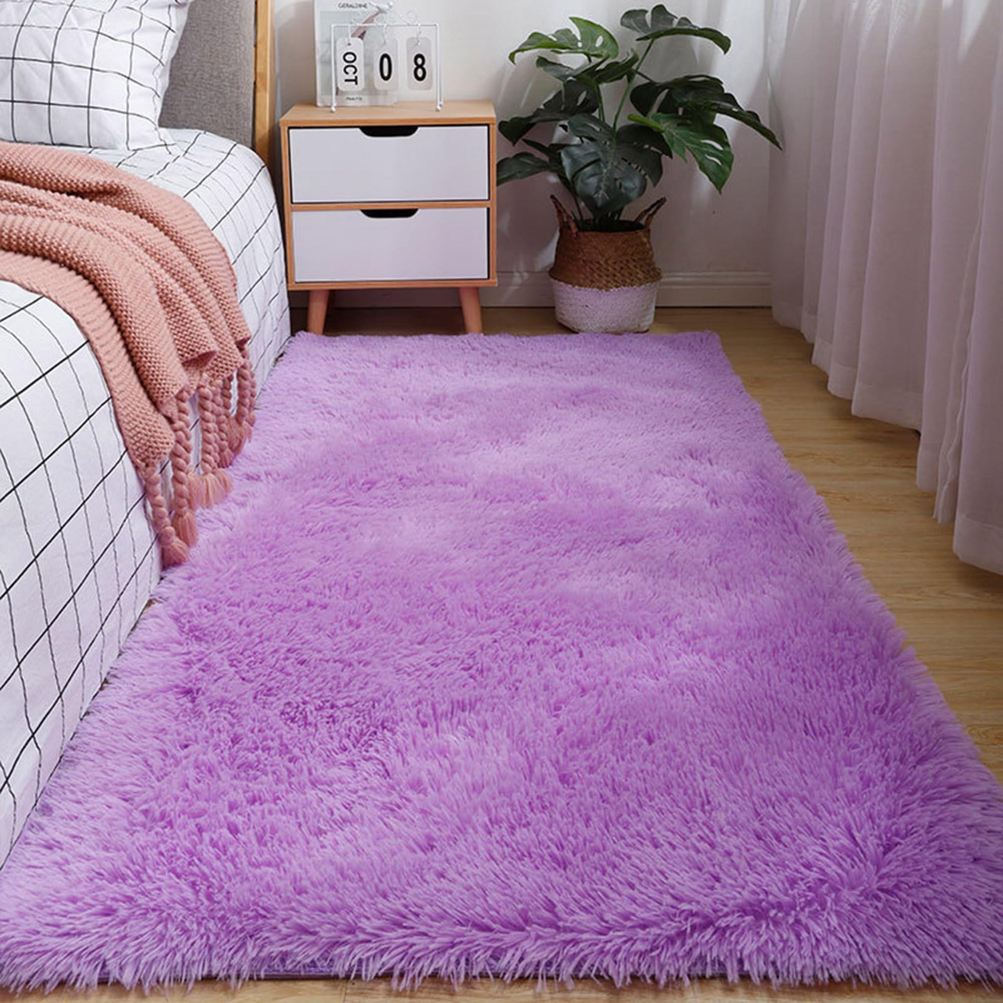 Tapis de salon antidérapant et lavable ultra doux pour chambre enfant