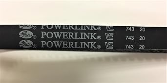 V-Belt CVT Gates Powerlink Drive Belt 743 20 30 1 per Order fits GY6 125cc 150cc Short Case Engine Usually with 10 inch Back tire Motorcycle Scooter ...