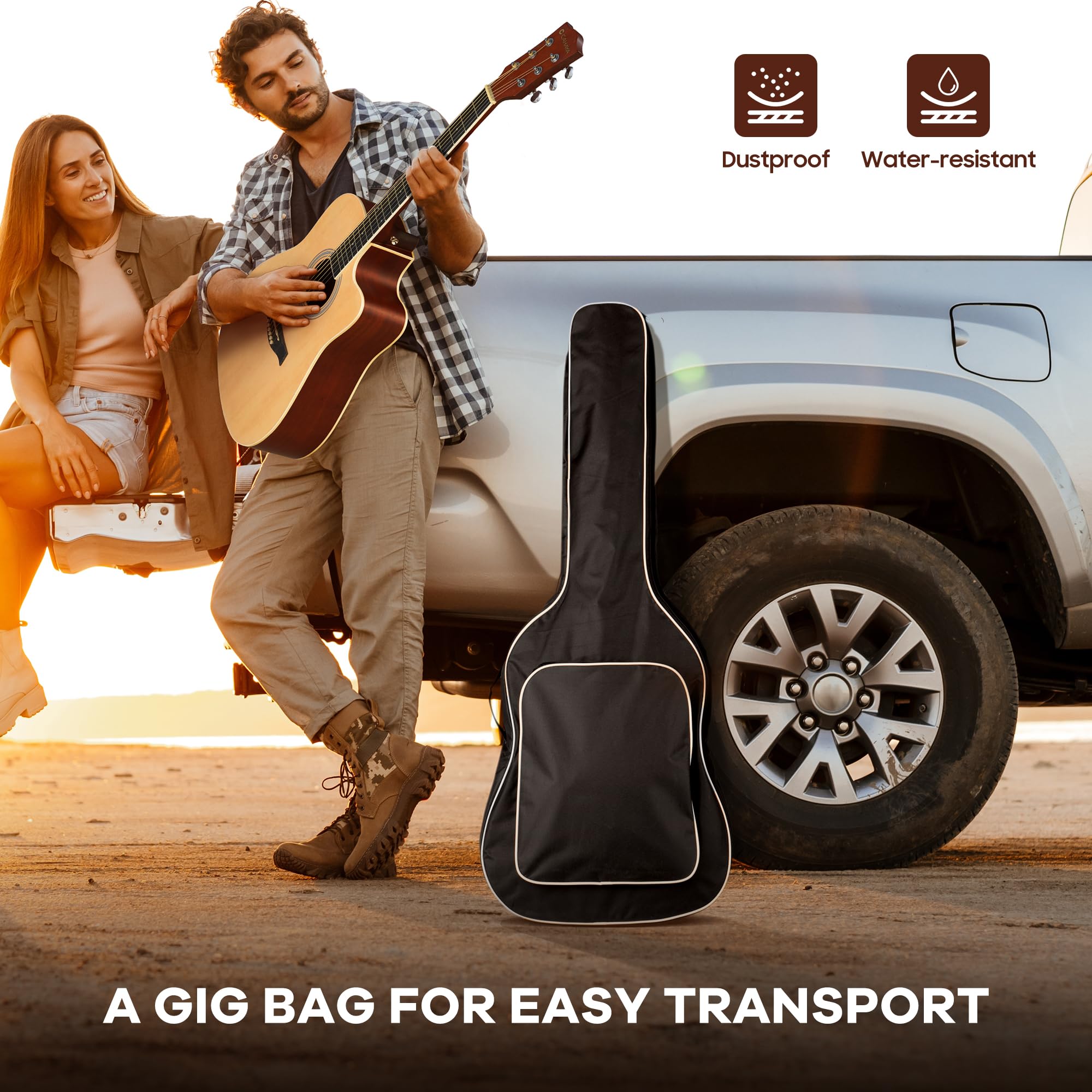 CAHAYA Acoustic Guitar Kit - Beginner Set -6