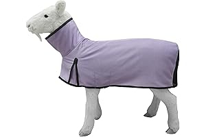 Livestock Cool Sheep Blankets for Show Lambs - Breathable Summer Lamb Blanket...