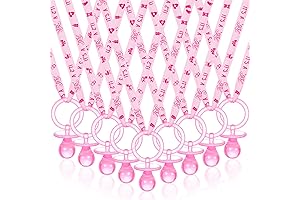 60 Pieces Baby Shower Pacifier Necklace Party Favors
