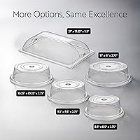 Vista 5 de Restaurantware Cater Tek - Tapa para Plato de Policarbonato de 10.2 Pulgadas, 1 Cubierta de Platos Irrompible - Lavable en Lavavajillas, Resiste