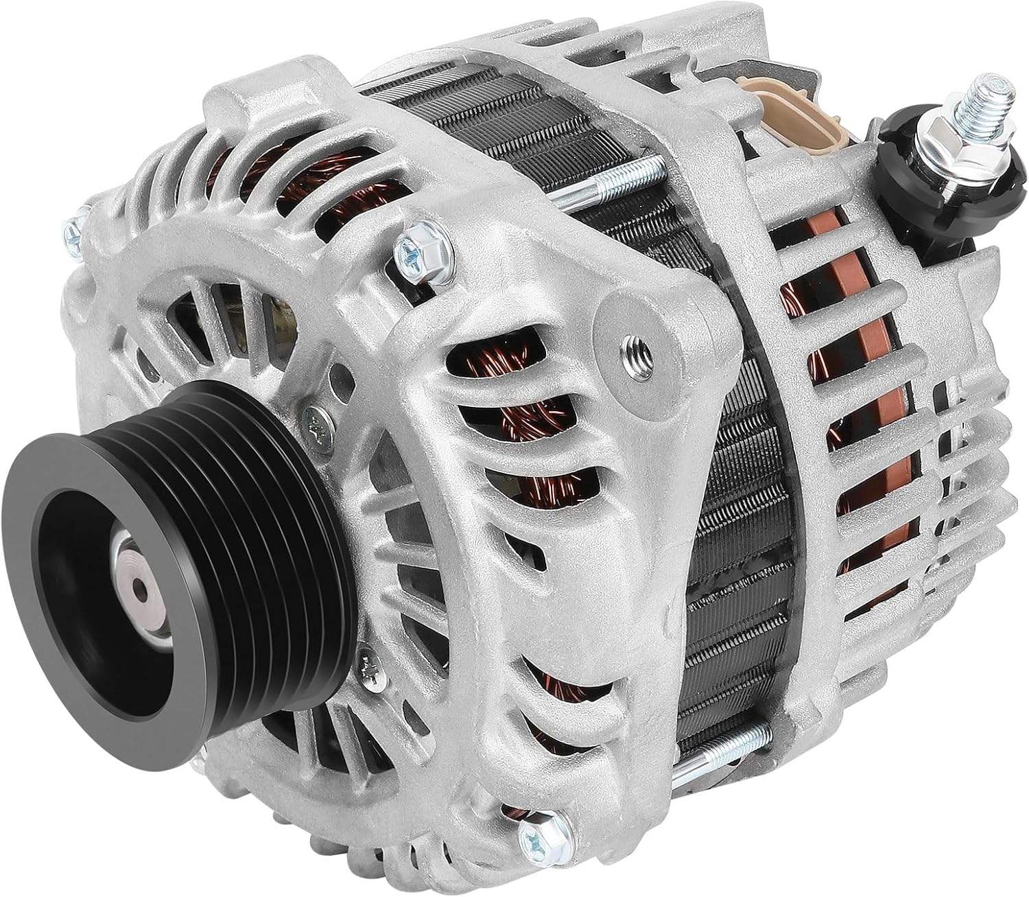 V6 3.5L 130Amp ASTOU Alternator Replacement fit 2007 2008 2009 2010 for Nissan Altima, 2009 2010 for Nissan Maxima, 2009-2014 for Nissan Murano, 2011-2017 for Nissan Quest Replacement for 11341 11557