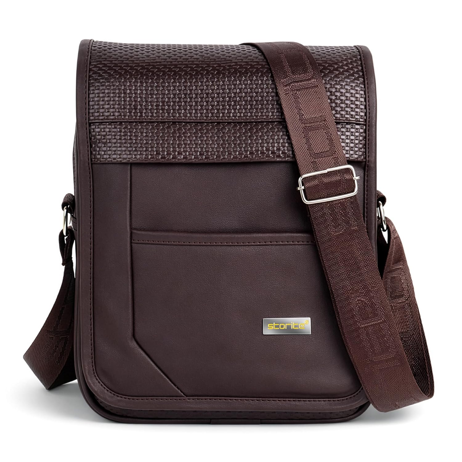 Storite Stylish PU Leather Sling Cross Body Travel One Side Shoulder Office Business Bag for Men & Women (20.5x6x30cm, Dar... - Review, Price and Buying Guide