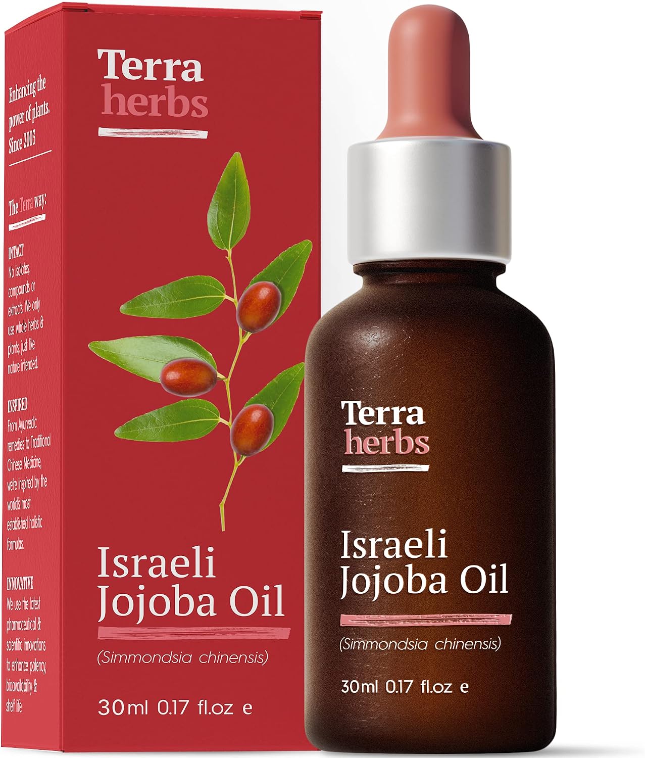 Jojoba Oil, 100% PURE Unrefined Jojoba Oil for Face Organic Jojoba Oil for Hair Hydrates