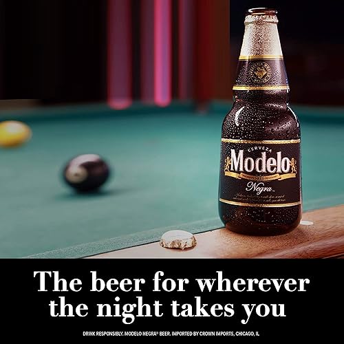 Miniatura 9 de Modelo Cerveza Negra, paquete de 12, botellas de 12 onzas, 5.4% ABV