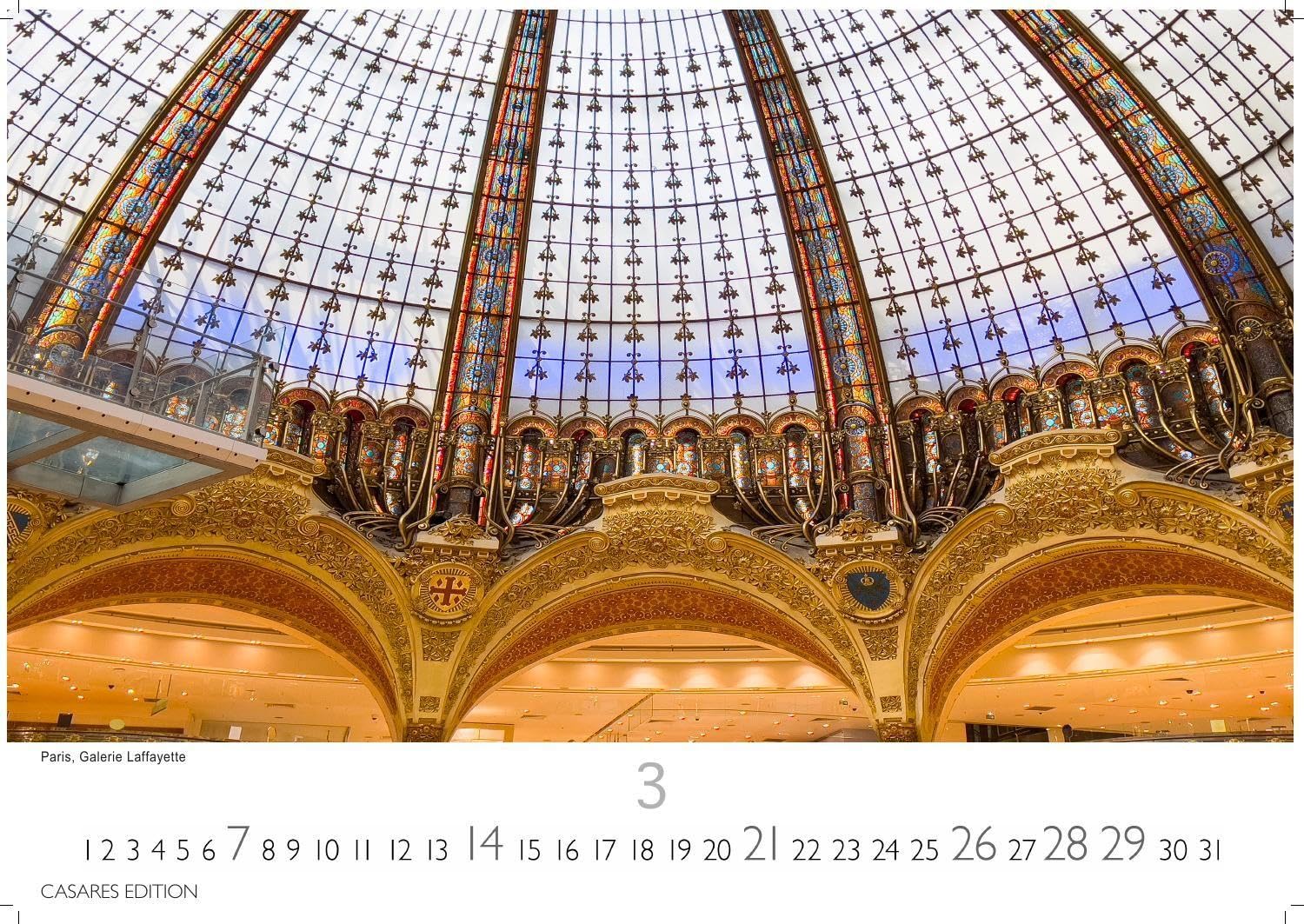 Jugendstil Kalender 2027 - Wandkalender | Fotokalender Kunst 35x50cm Großformat - Stilvolle künstlerische Motiven im Jugendstil für das ganze Jahr.