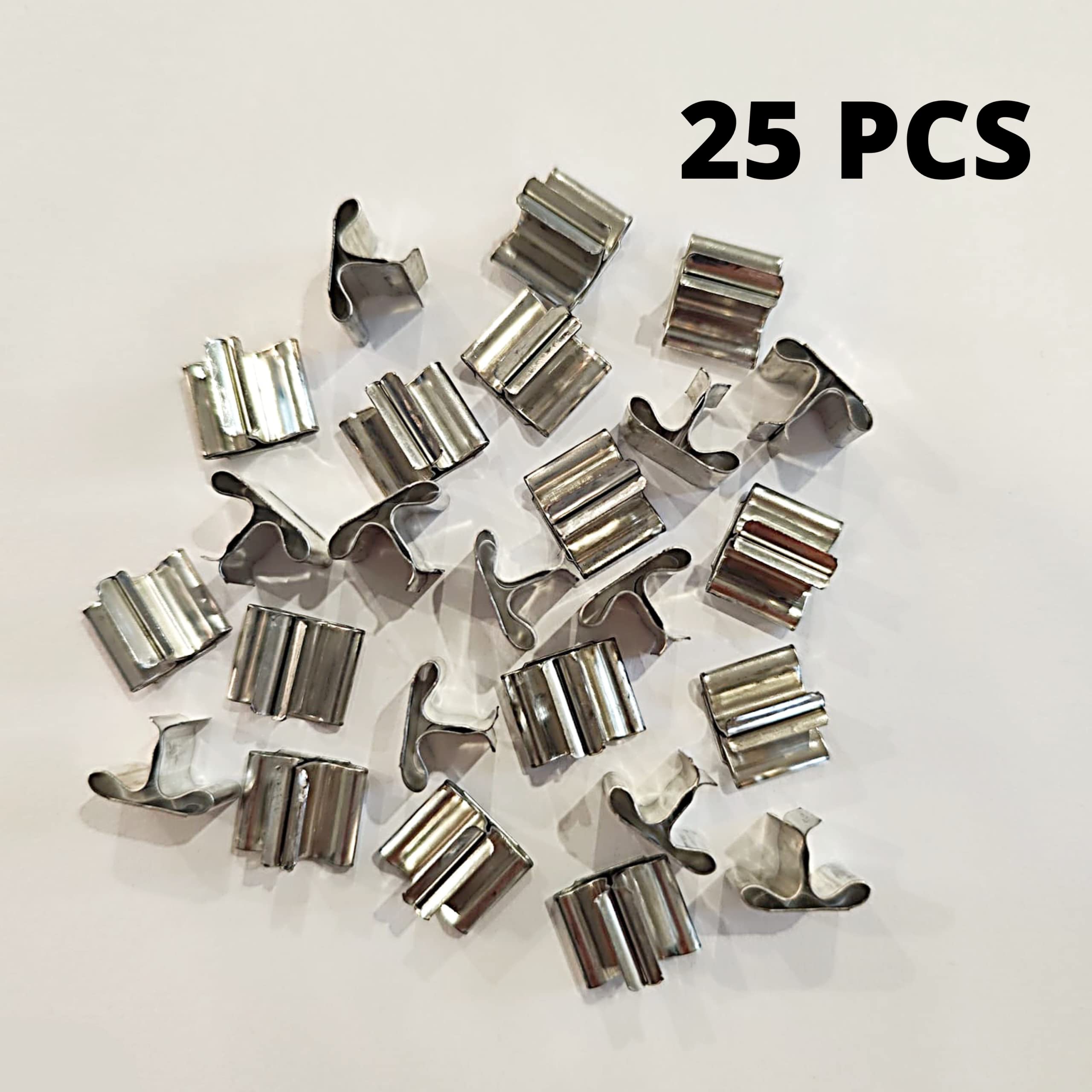 MTQY 100pcs Chip di Legno Candela Stoppino Base Clip 16x16x10mm Banda