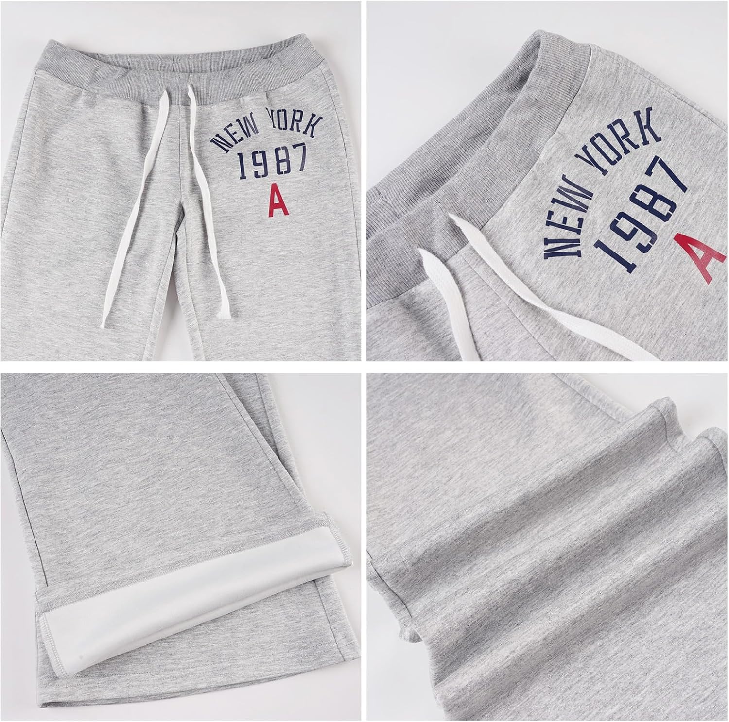 Womens Sweatpants Y2K Comfy Flare Yoga Pants Bootcut Leggings Drawstring Low Rise Wide Leg Pants Lounge Streetwear