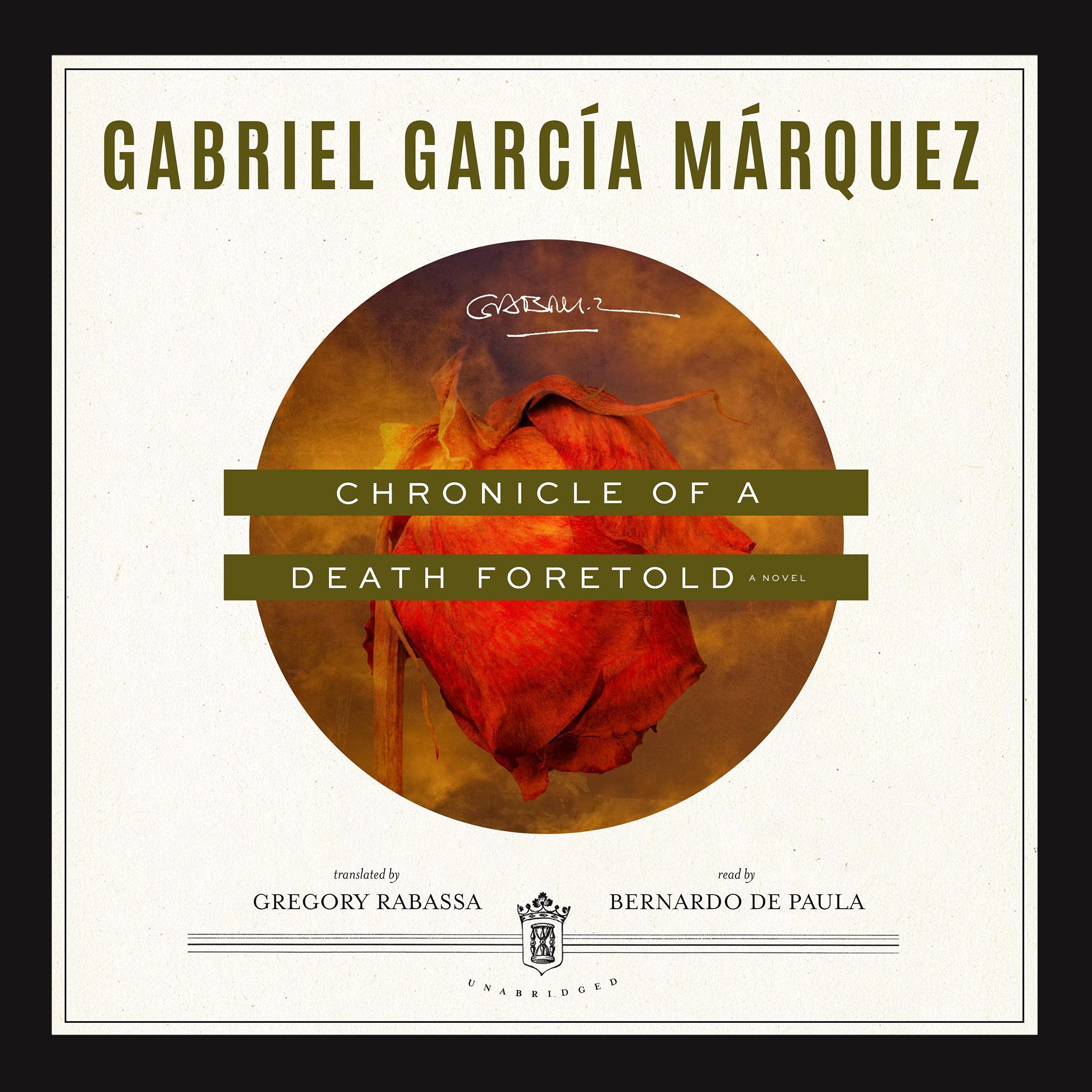 Cover art for Chronicle of a Death Foretold
