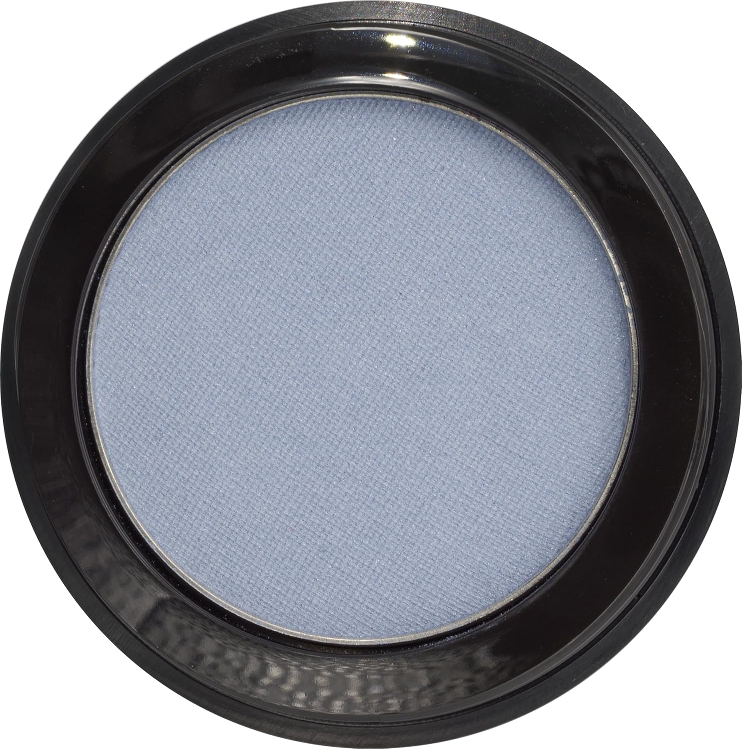 Light Blue Silver Grey Shimmering Pressed Powder Single Vegan Eyeshadow; Talc, Paraben & Cruelty Free