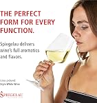 Spiegelau 4670182 Style White Wine Glasses (Set of 4), Clear