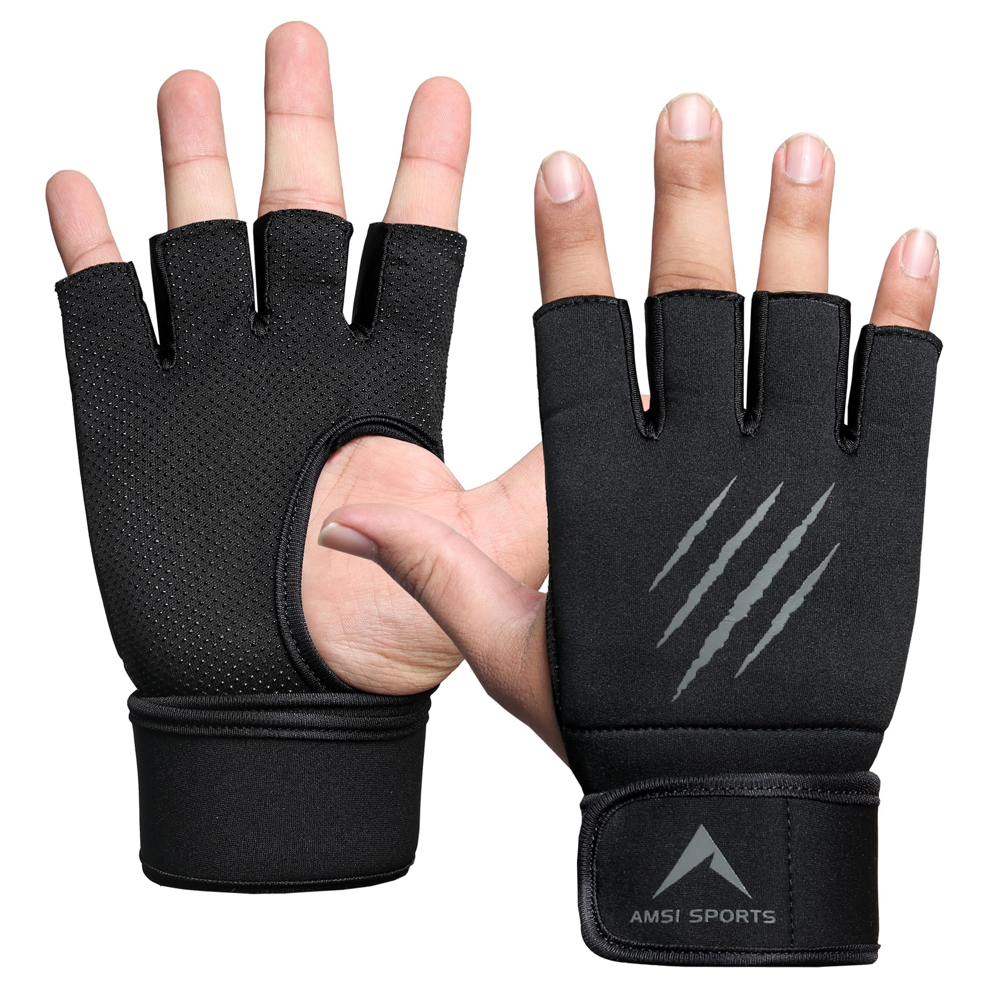 Boxing Inner Gloves Neoprene Wrist Support Padded Gel Wraps Hand Protection Boxing Bag Hand Wraps for Punching MMA Martial Arts Muay Thai Speed Bag Training – Under Mitts (XL)