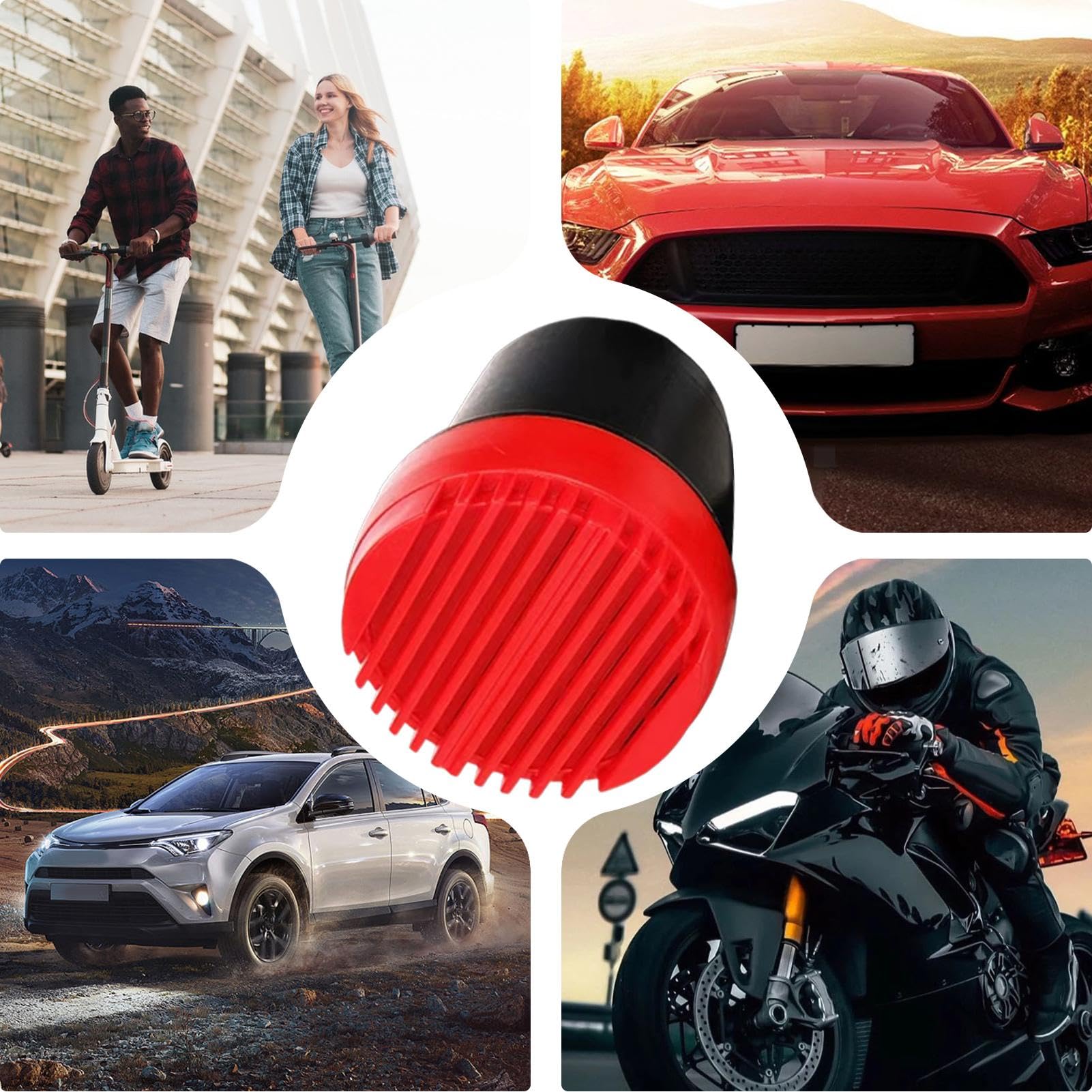 Haut-parleur d'aboiement de chien drôle, klaxon de voiture universel, son de moto, batterie, klaxon modifié automatiquement, tension 12V-80V, klaxon électrique  34