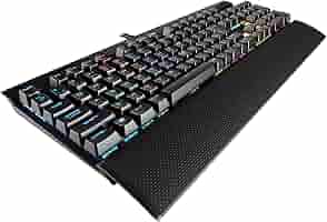 Corsair K70 RAPIDFIRE CherryMX Speed 日本語 K100 RGB Mechanical Gaming Keyboard — CHERRY® MX Speed — Black