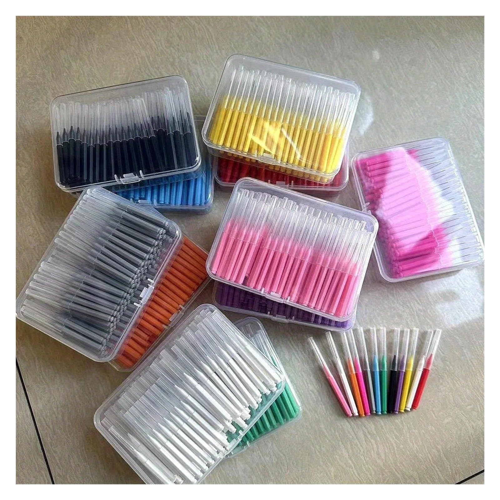 120Pcs/Box Interdental Brushes Health Care Tooth Escova Cleaners Teeth Brush Oral Hygiene Tool(120pcs mix)