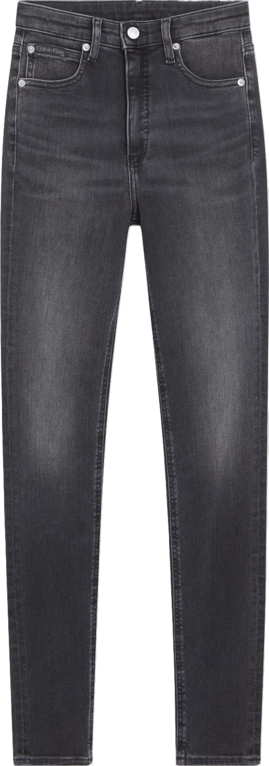 Calvin Klein Damen High Rise Skinny, Denim Black, 25 W/32 L