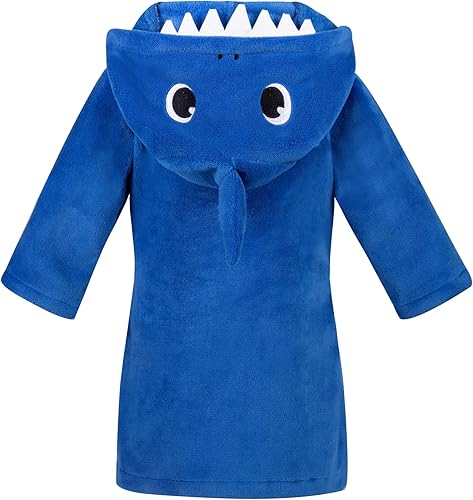 Miniatura 2 de Bata de baño suave con capucha de tiburón para niños y niñas, con capucha de animal