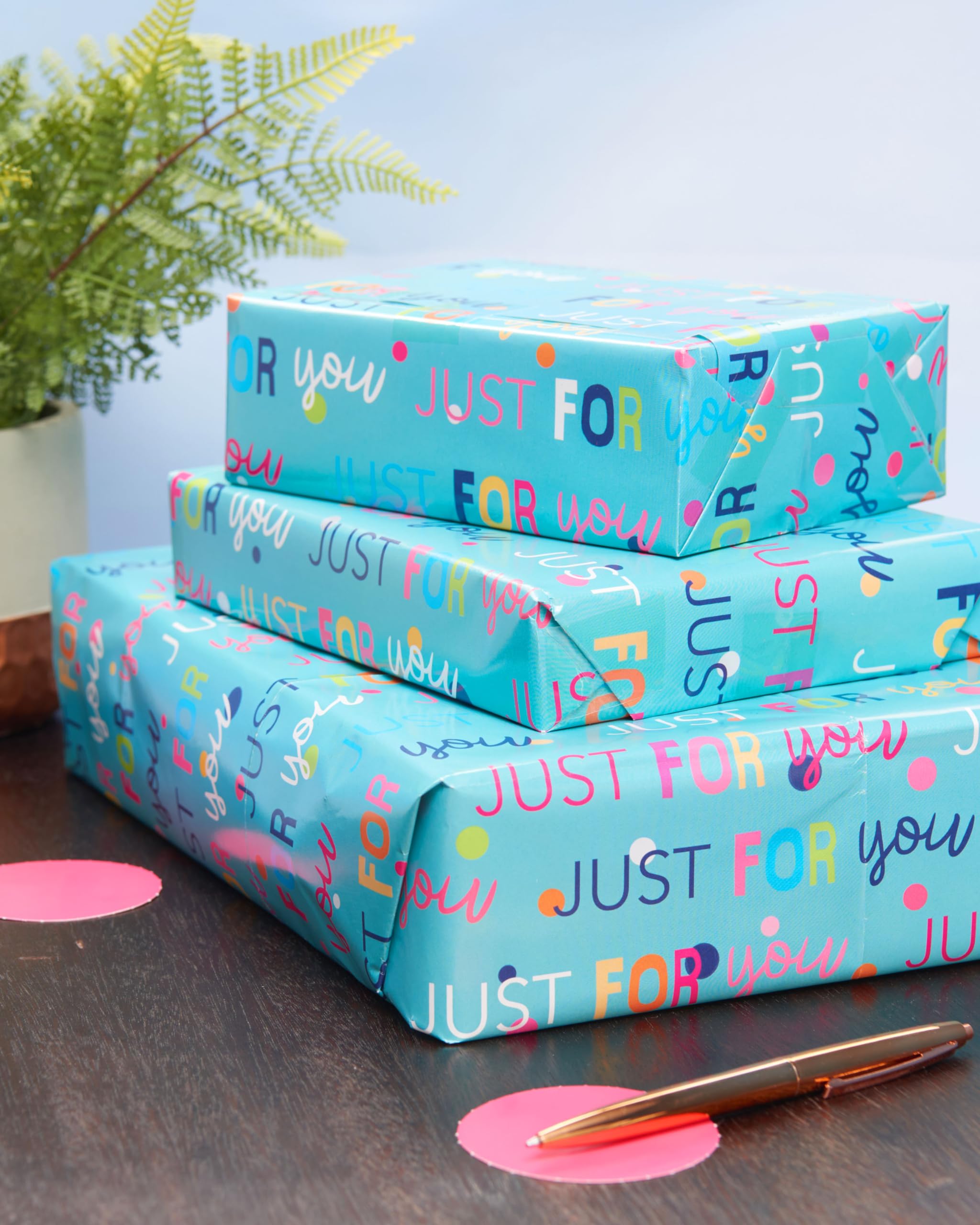 Merry Christmas Red Gift Wrap Pack Contains 2 Sheets & Tags – Love Kate's - View #2