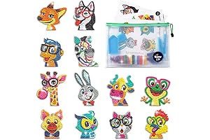 CryptoFocus Dots Kits Awaken Creative Enlightenment 5D DIY Animal Diamond Painting stickers...