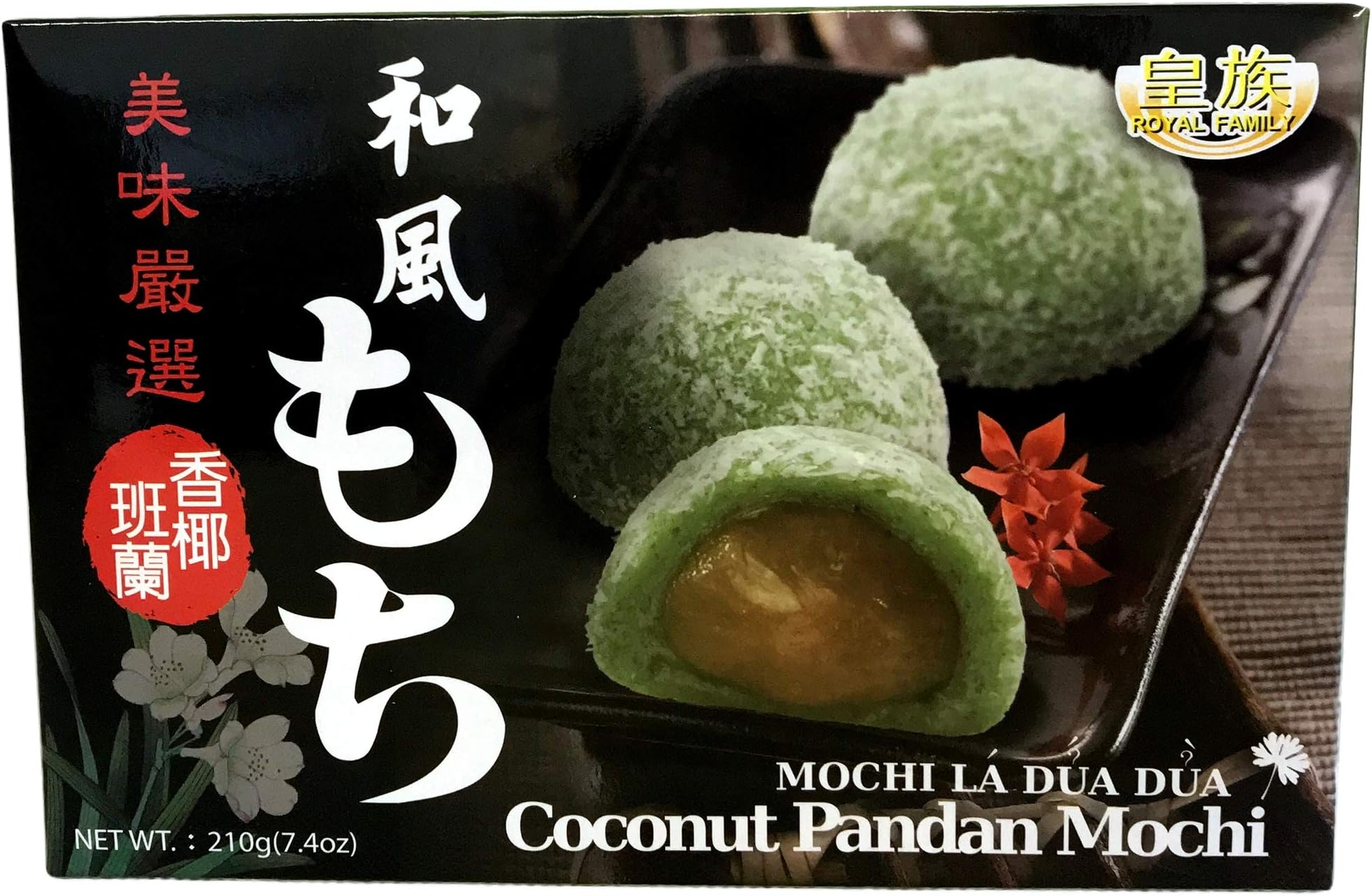 Mochi Coconut Pandan - 7.4oz (Pack of 1)
