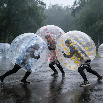 Inflatable Bumper ONE Ball for Adult Kids Bubble Soccer Balls Blow Up Toy Playground Balls Human Hamster Knocker Ball Outdoor Zorb Balls