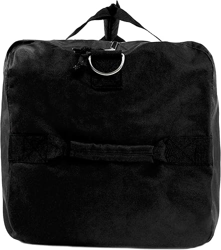 Miniatura 3 de Juego de tambor de equipo deportivo grande de carga resistente bolsa de viaje bolsa de techo Negro 36 pulgadas