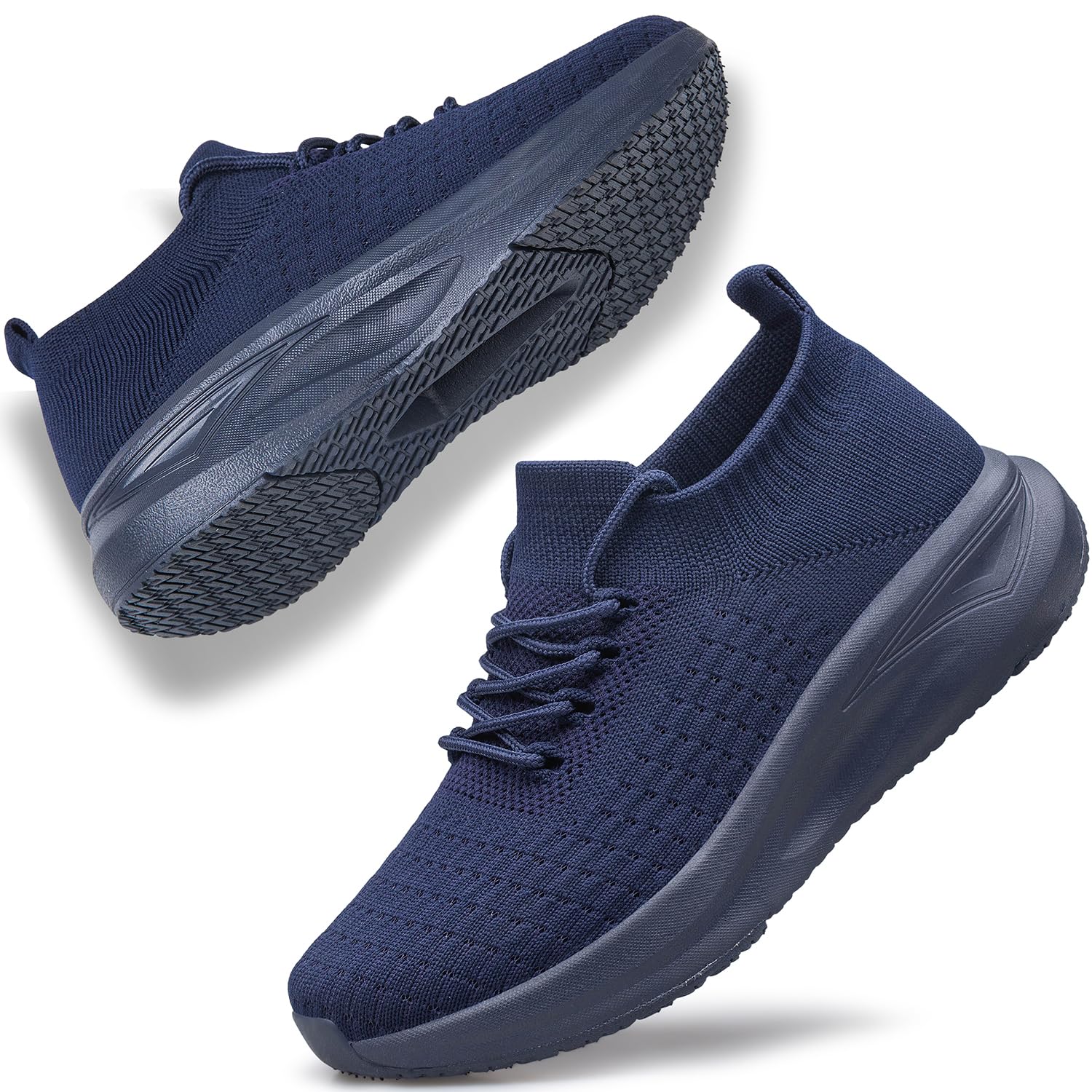 Womens Slip on Walking Shoes Comfort Sock Shoes Non Slip Mesh Casual Running Sneakers