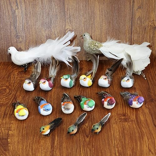 Miniatura 9 de Yolococa Decoración de árbol de Navidad color champán, 10 x 2 x 2 pulgadas, 2 unidades