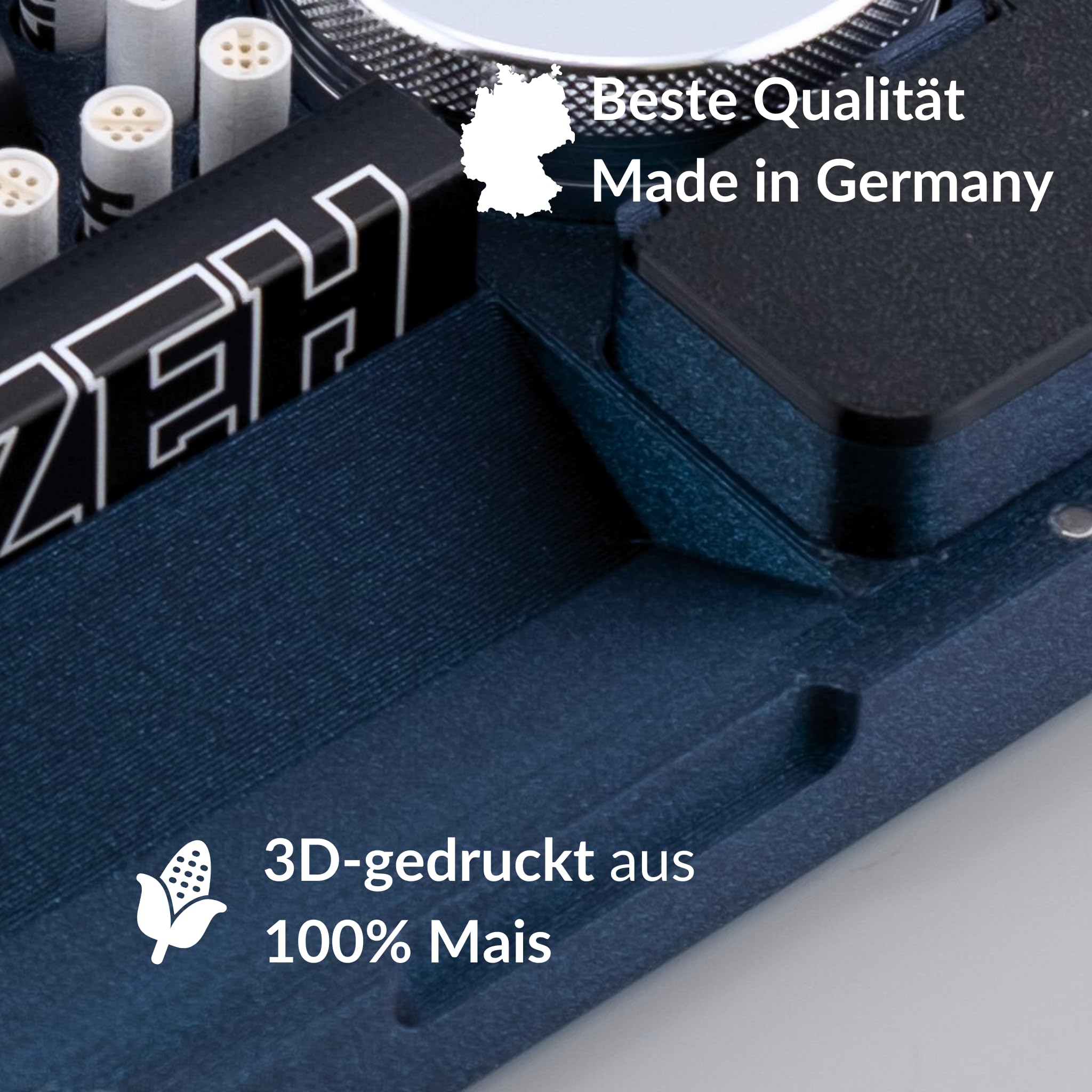 ORIGINAL mit Zubehör & Grinder - Organisierte & mobile Bau-Box mit Rolling Tray für bestes Bauen überall, sicheren Transport, sowie diskrete Aufbewahrung von allen Smoking Utensilien