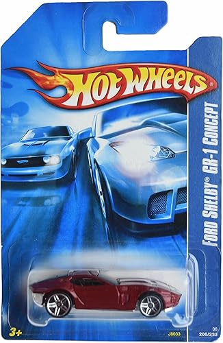 Hot Wheels Ford Shelby GR 1 Concept, 2007 All Stars 206223 rojo