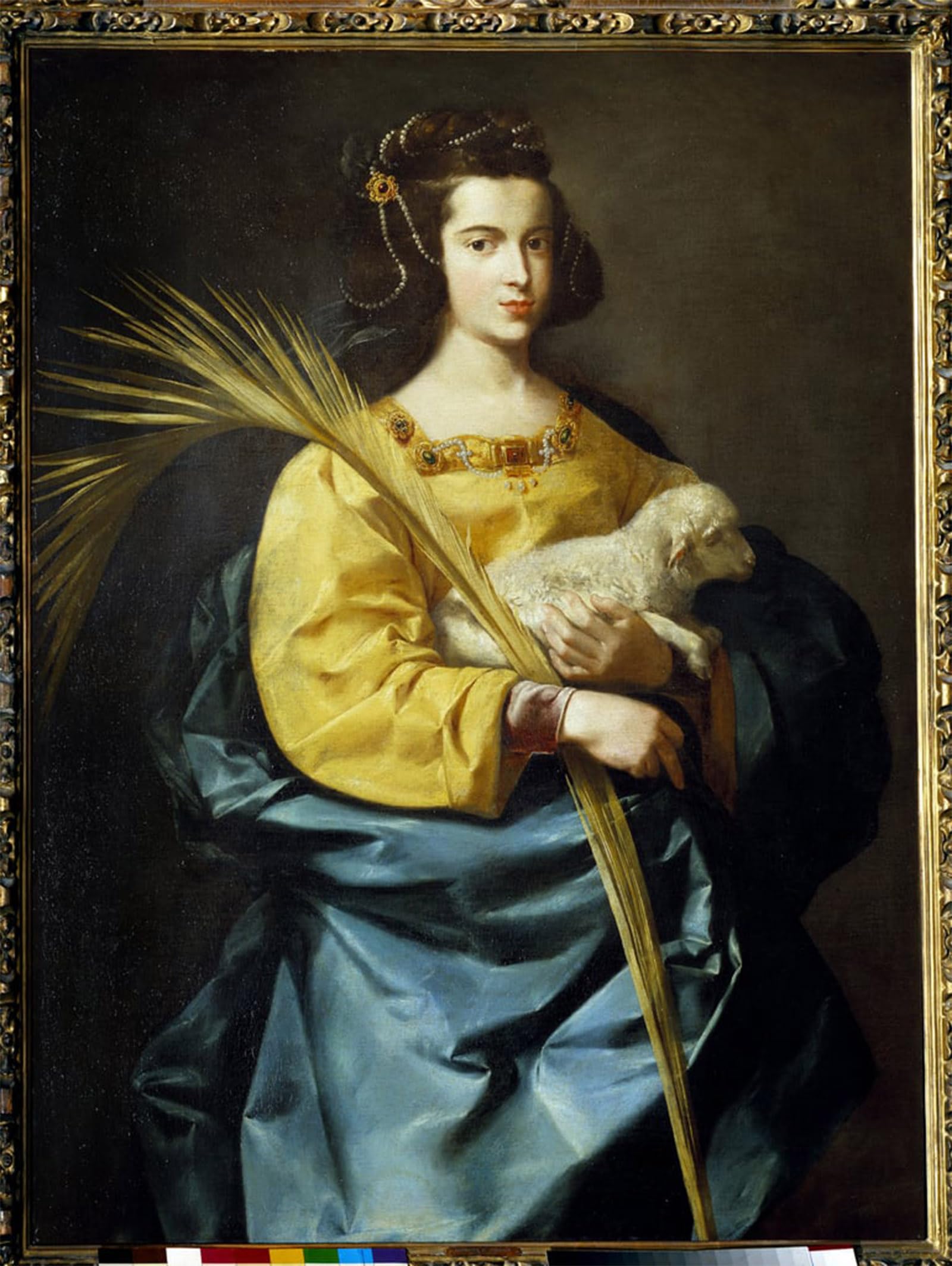 POSTERIIk Famous Animal Posters Vintage Picture Representation of Saint Painting Privee Collection by Francisco De Zurbaran Modern Wall Decor for Home Decor 60x90cm