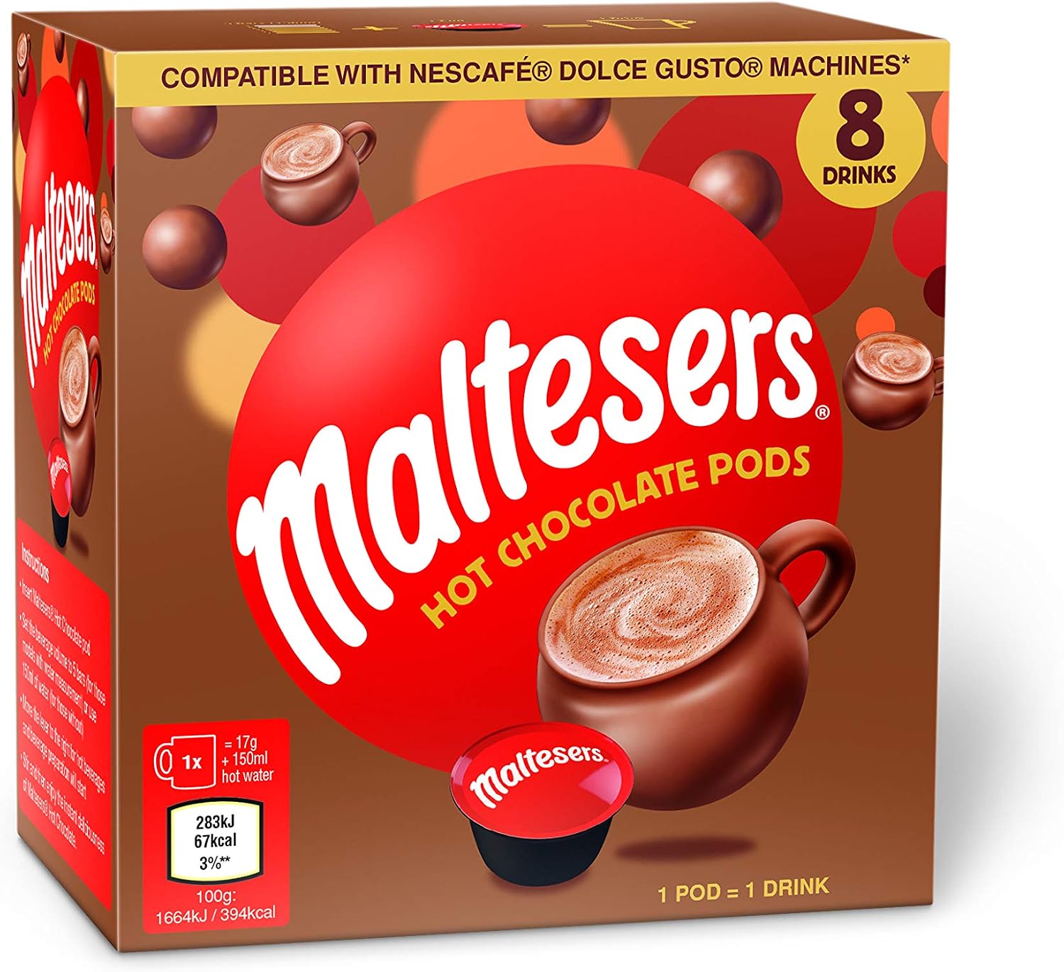 Maltesers Hot Chocolate - Dolce Gusto 