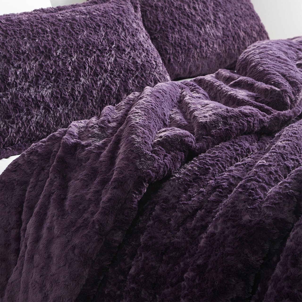 Byourbed Wriggle with It - Coma Inducer® Oversized Queen Comforter Set - Darkest Possible Purple