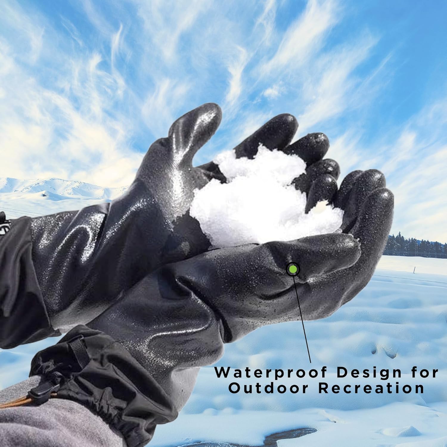 Waterproof Insulated Work Glove with Extended Cuff Cambodia Ubuy