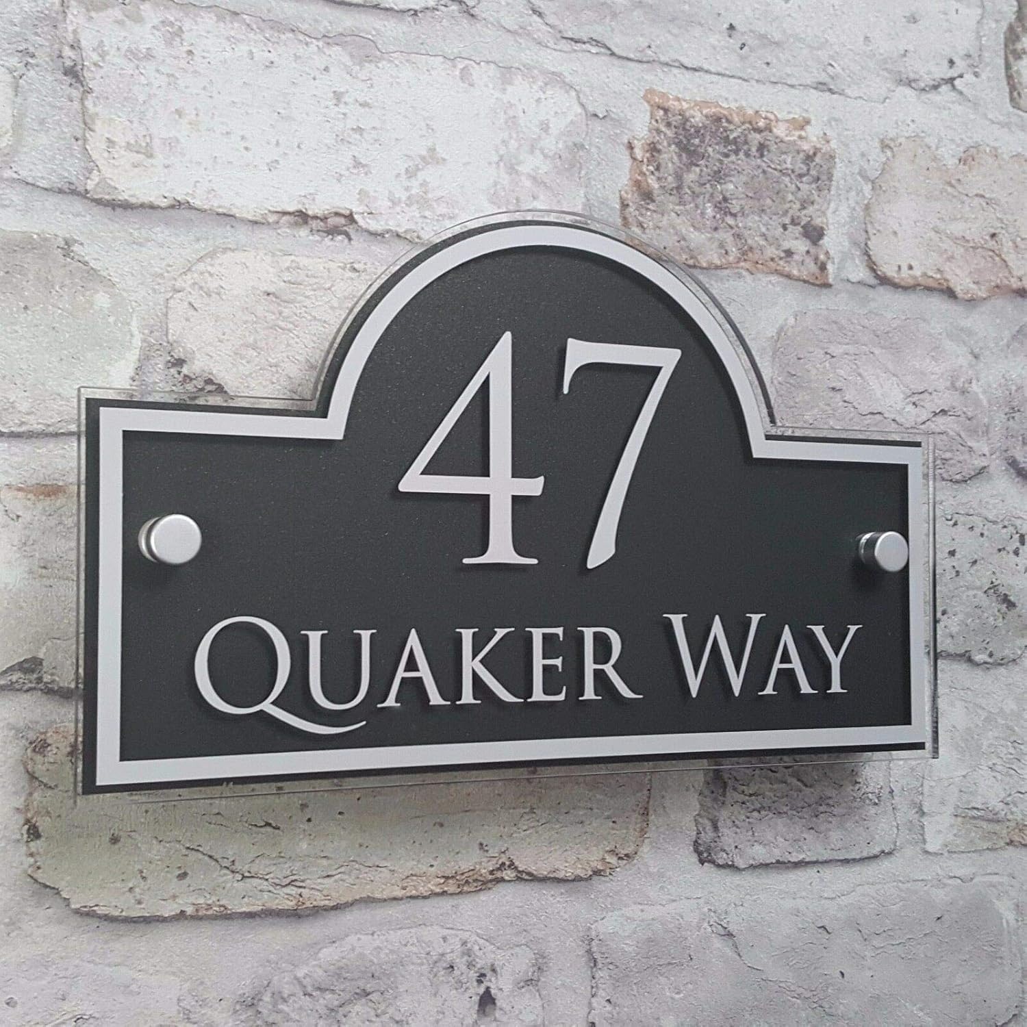 Plaque de porte personnalisée moderne pour sublimer votre chez-vous