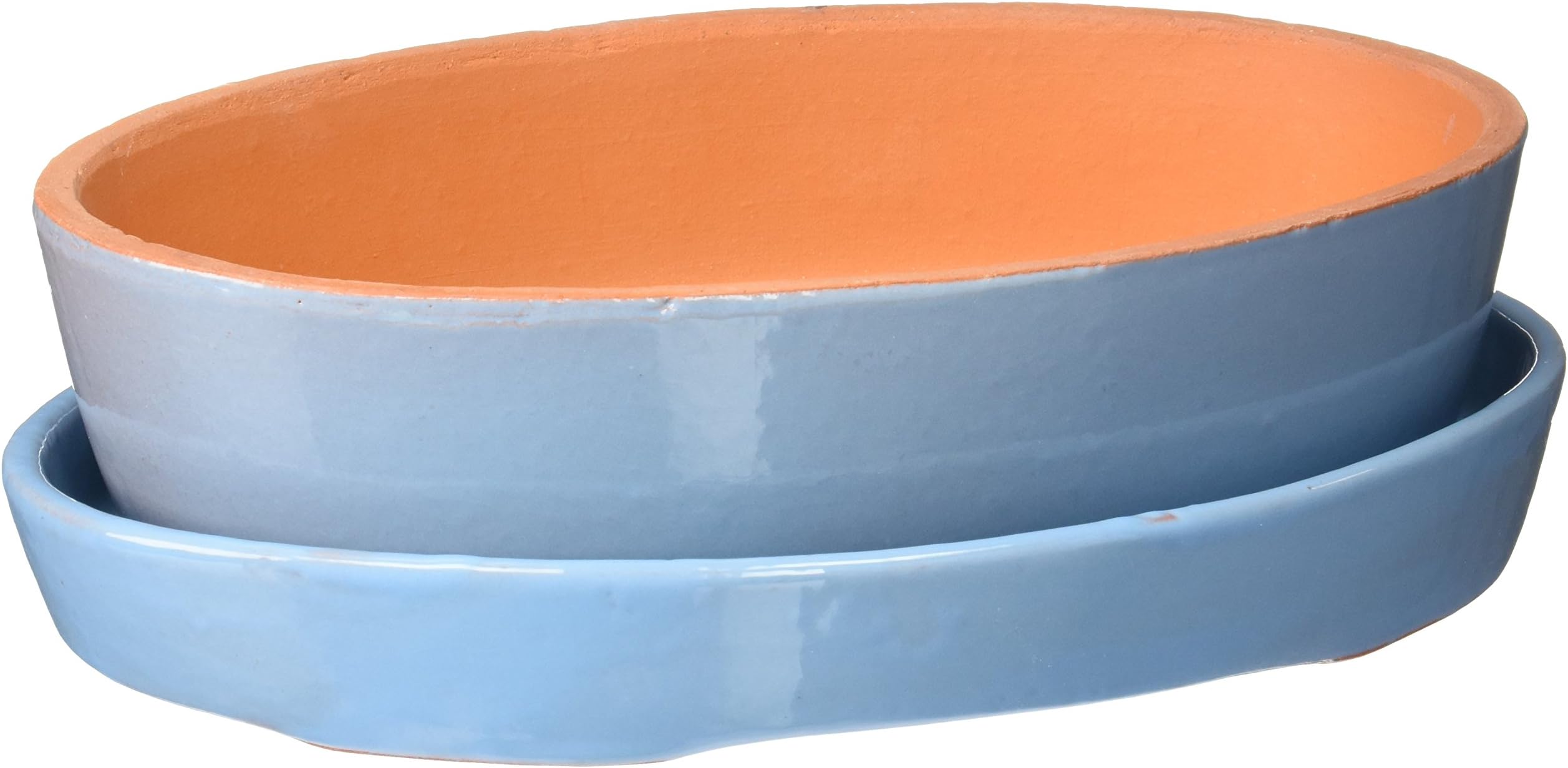 Herstera Garden Bonsai Osaka – Flowerpot With Dish, 25 x 17 x 7 cm, Blue