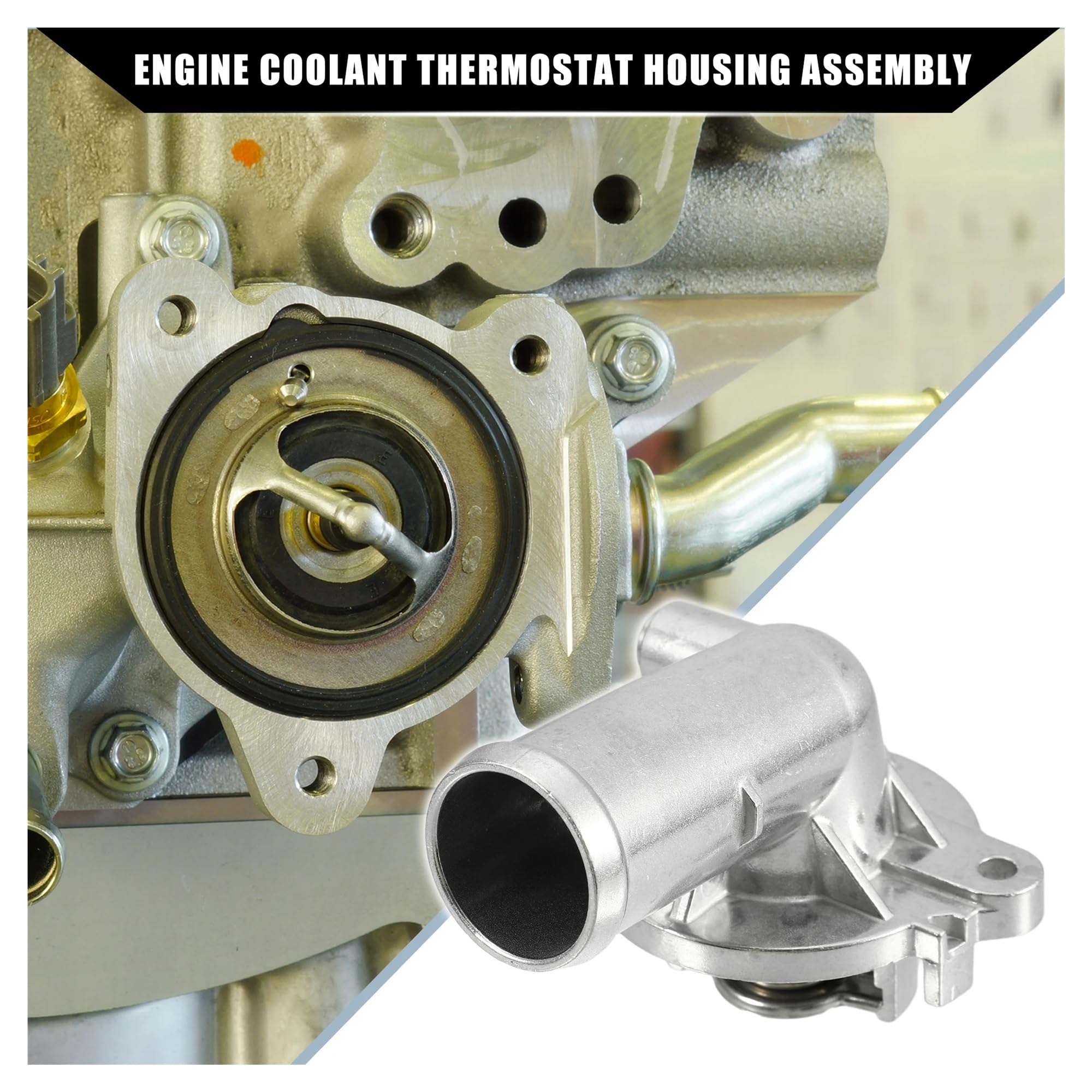 Dla Dodge Ram 2500 3500 1994 1995 1996-1999 2000 2001 2002 5184977Ae Zestaw obudowy termostatu płynu chłodzącego silnika samochodowego